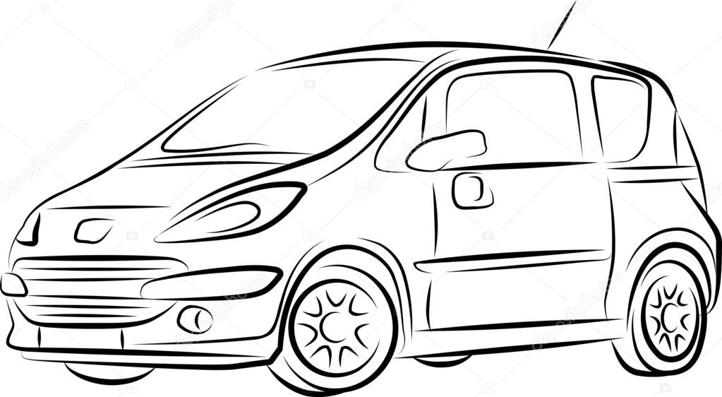 Hatchback Drawing at GetDrawings | Free download