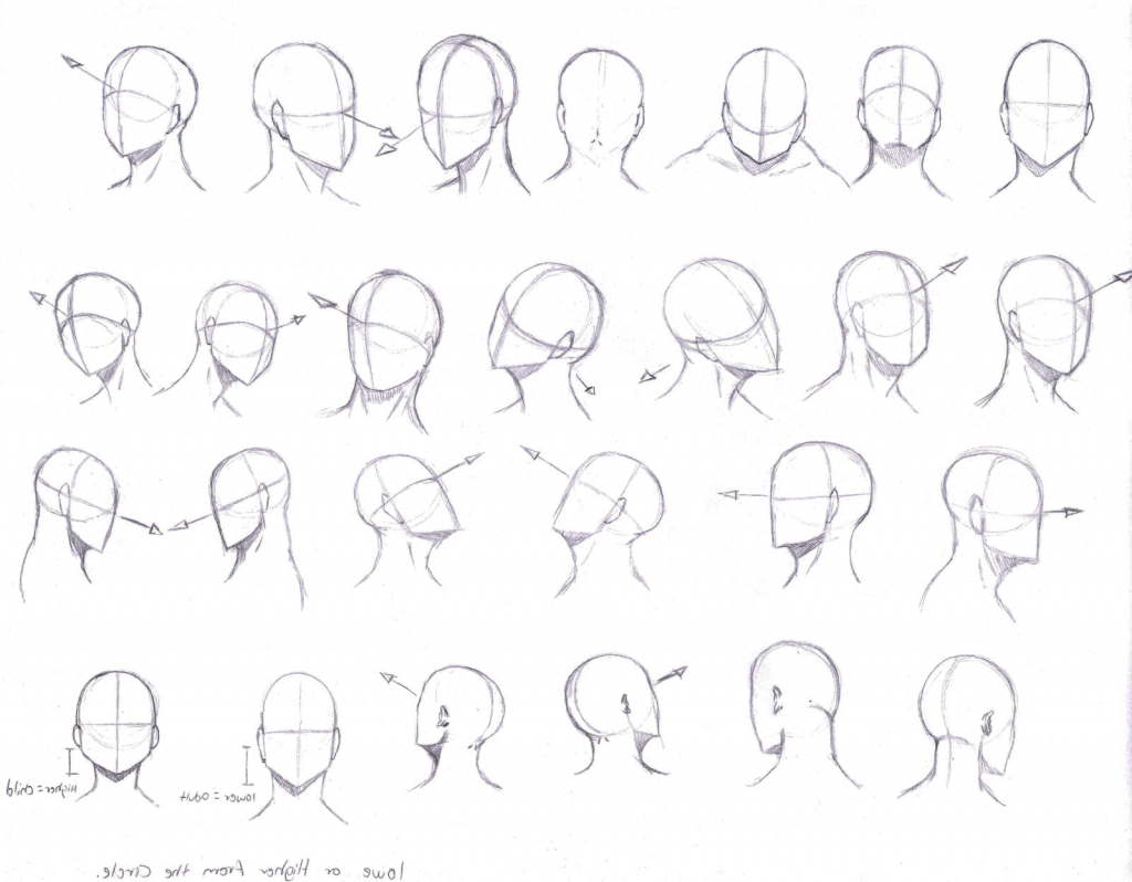 Head Angles Drawing At Getdrawings Free Download