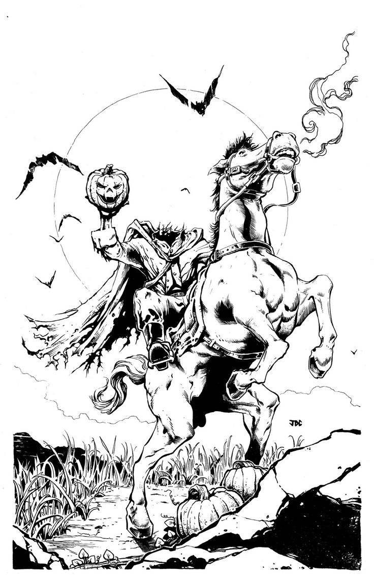 Headless Horseman Drawing at GetDrawings | Free download