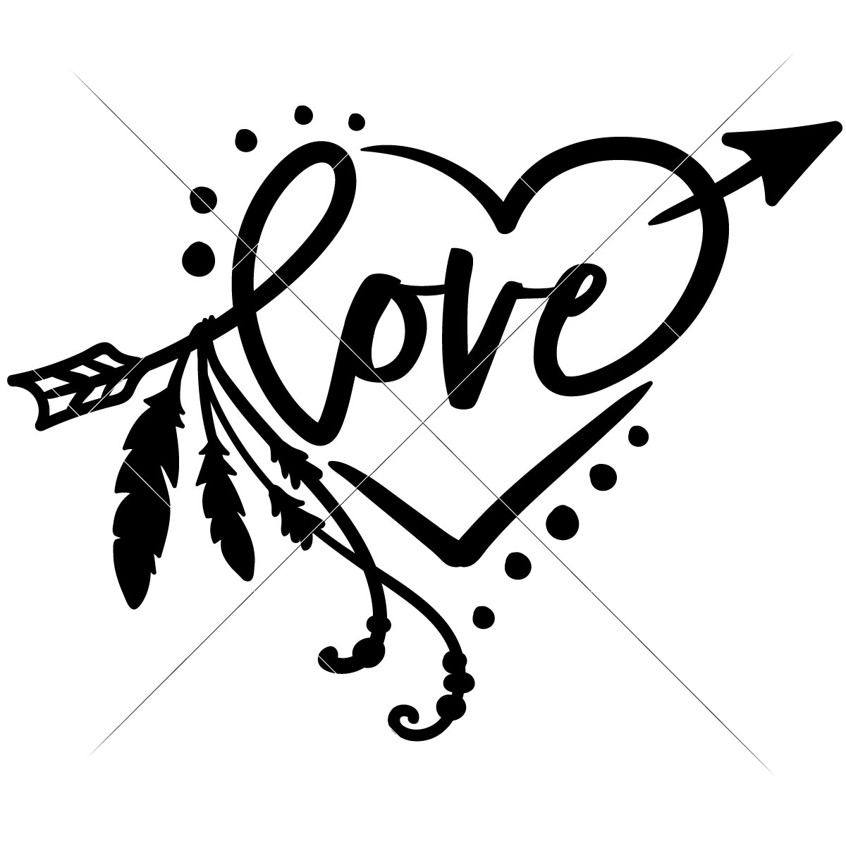 Heart And Arrow Drawing at GetDrawings Free download