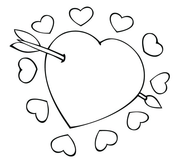 Heart And Arrow Drawing