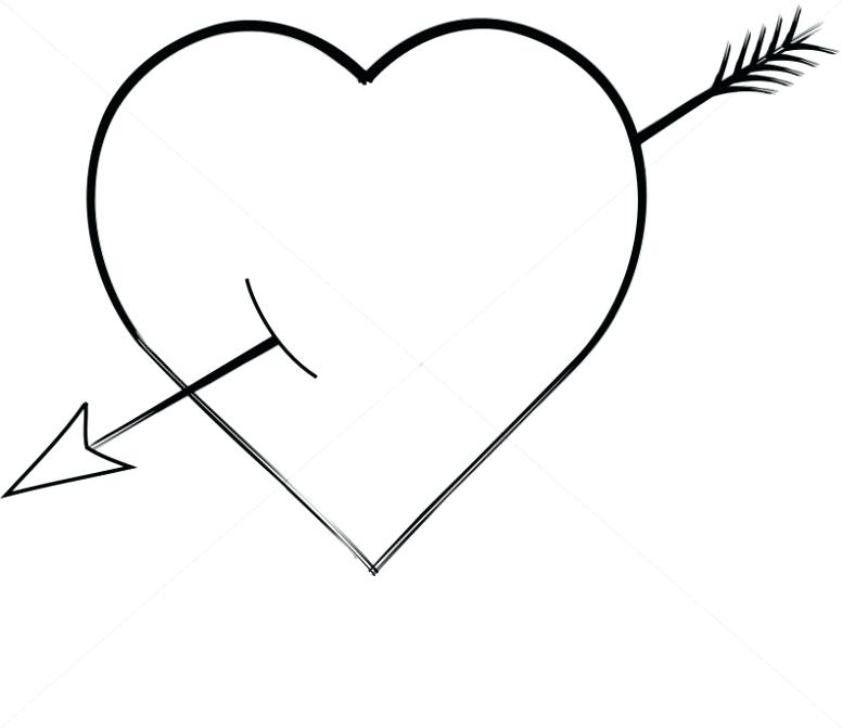 Albums 96+ Images how to draw a heart with an arrow Full HD, 2k, 4k