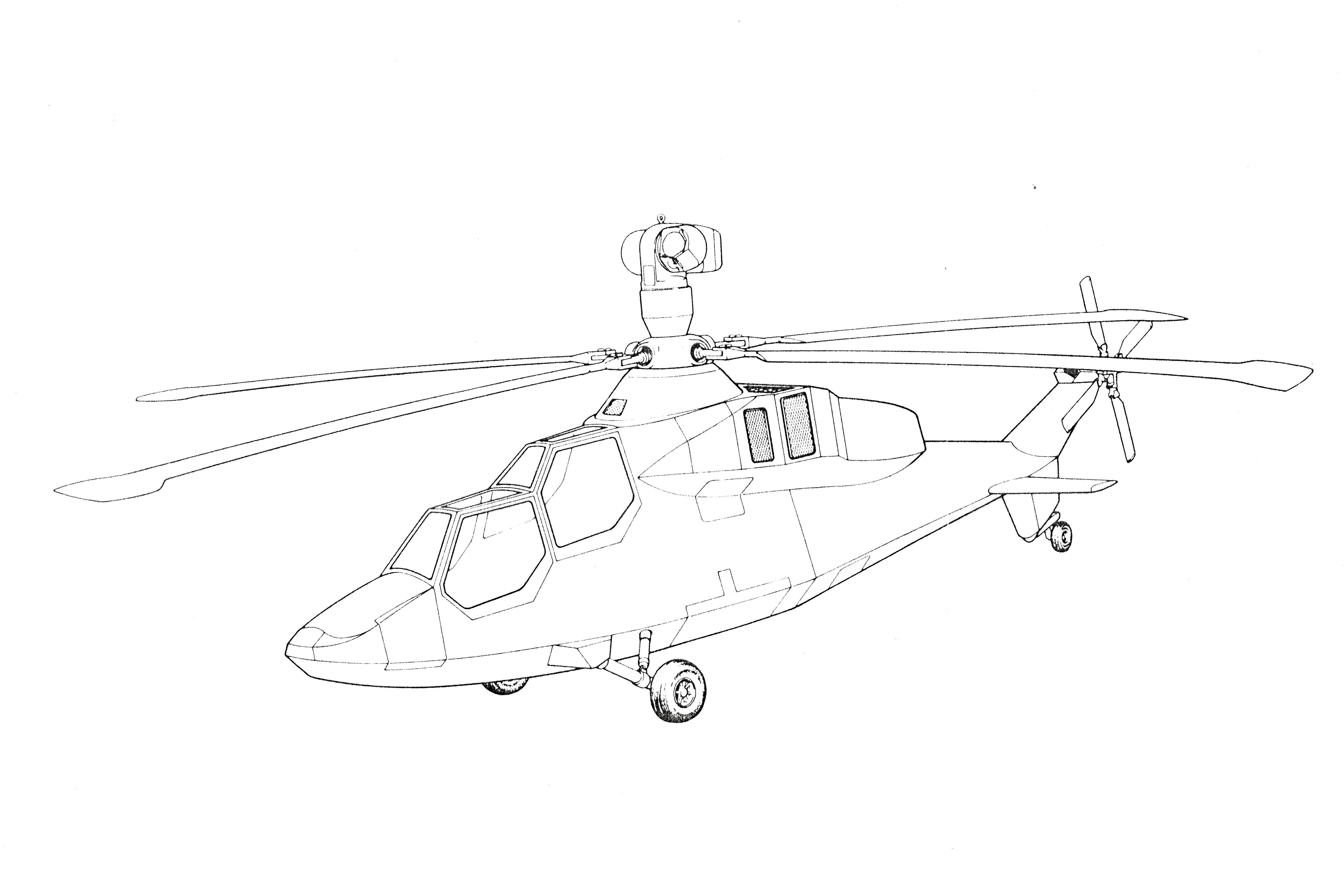 Helicopter Drawing at GetDrawings | Free download