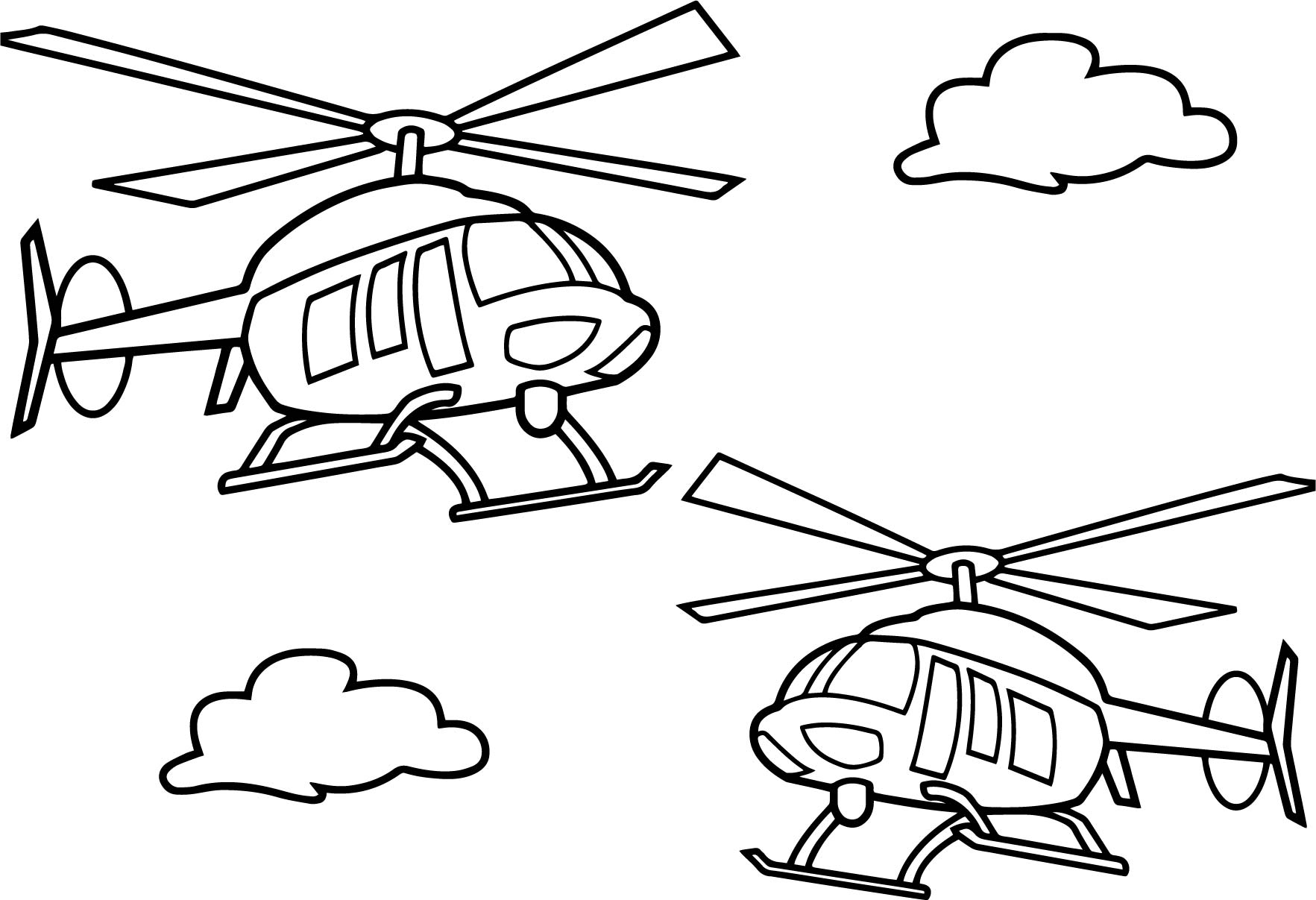 Helicopter Line Drawing at GetDrawings Free download