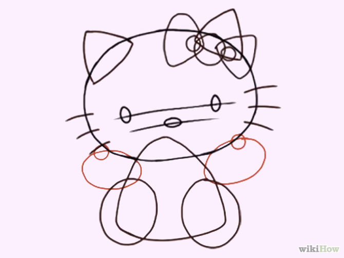 Hello Kitty Drawing Step By Step at GetDrawings | Free download