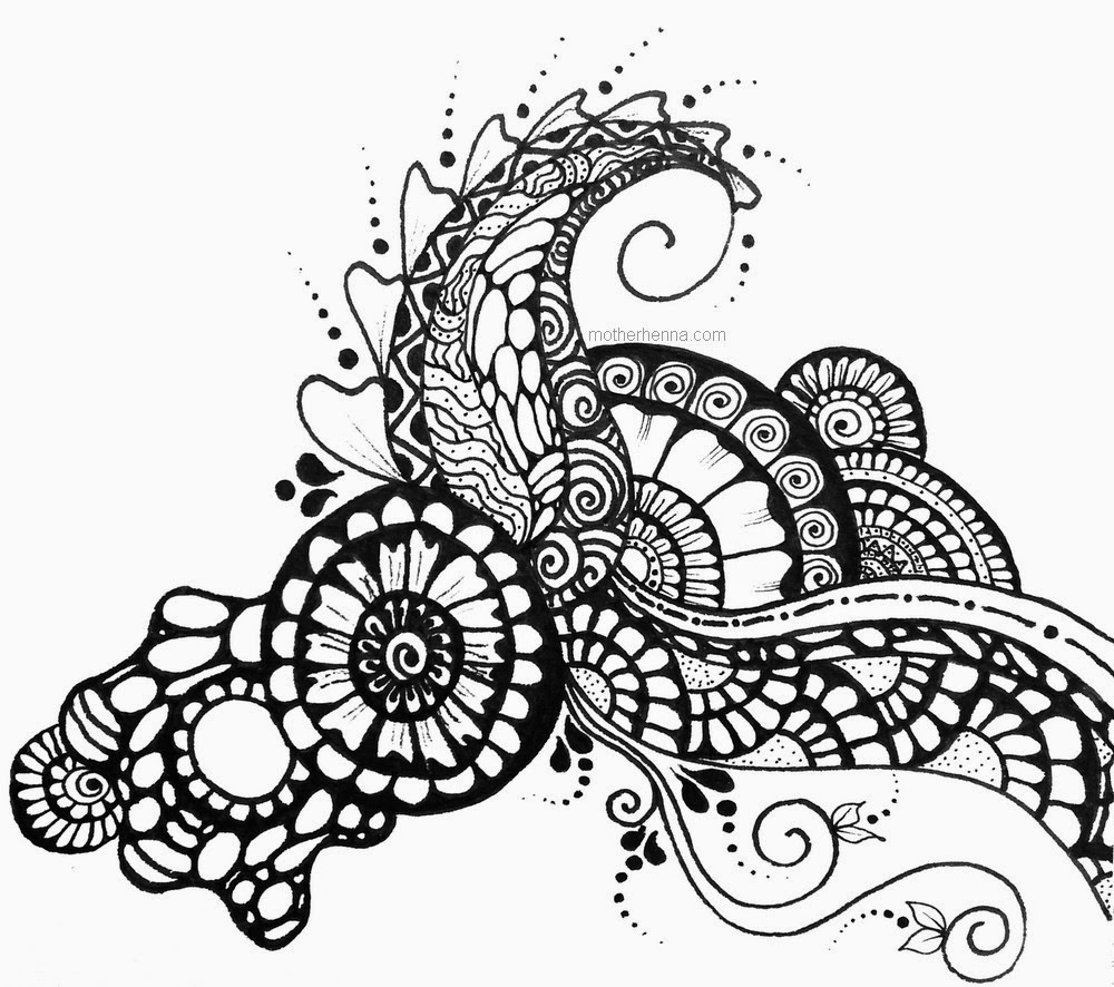 Henna Design Drawing at GetDrawings | Free download