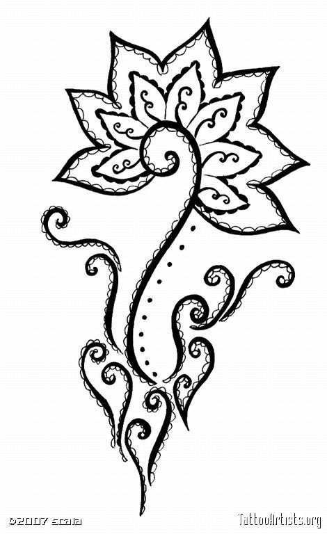 Henna Designs Drawing at GetDrawings | Free download