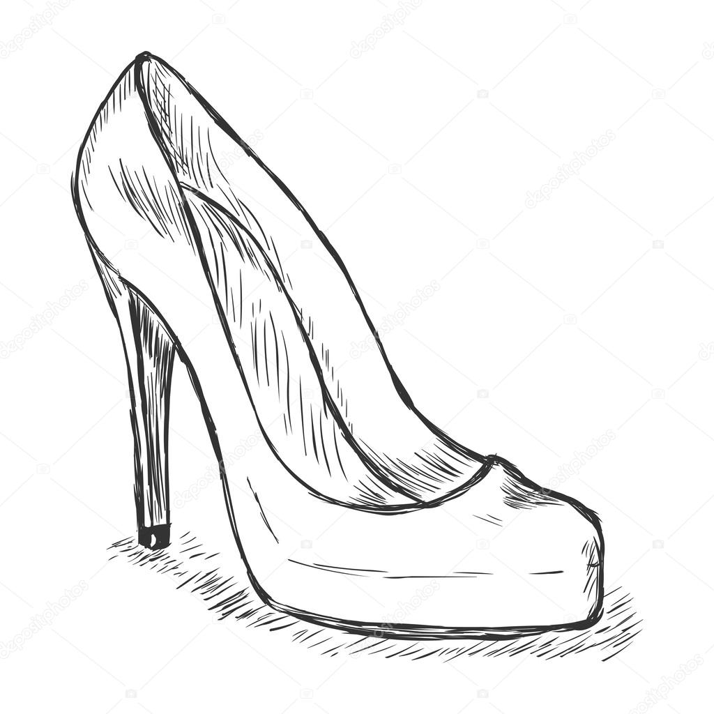 Como Dibujar Un Zapato Tacones Shoe Design Sketches Fashion Drawing