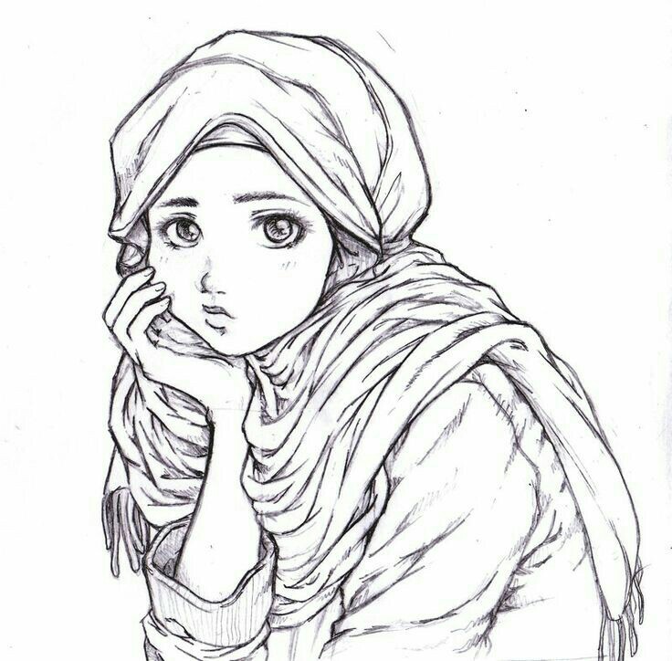 Hijab Anime Muslim Girl Anime Muslimah Anime Muslim Hijab Cartoon