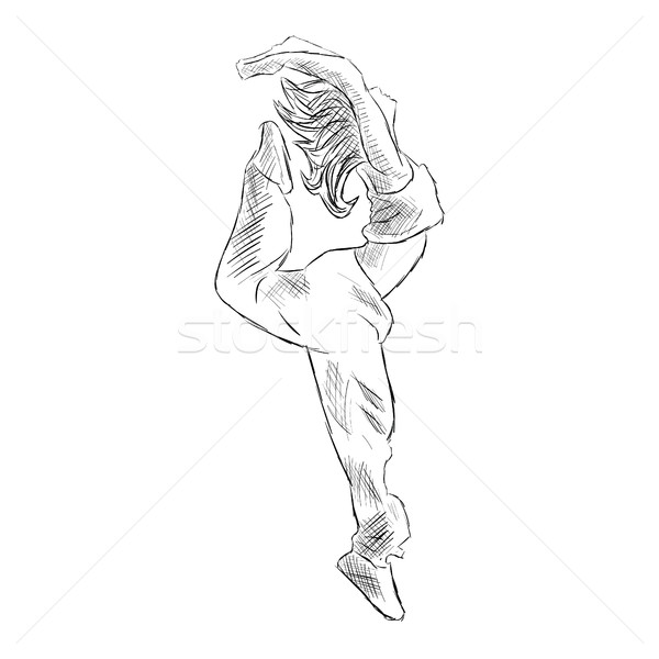 hip hop dance moves drawing