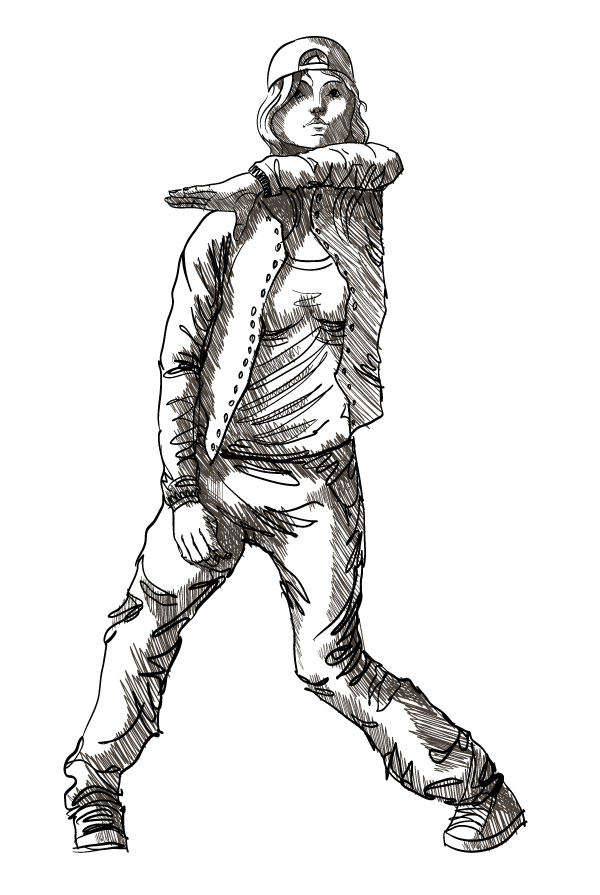 Hip Hop Dance Drawing at GetDrawings | Free download