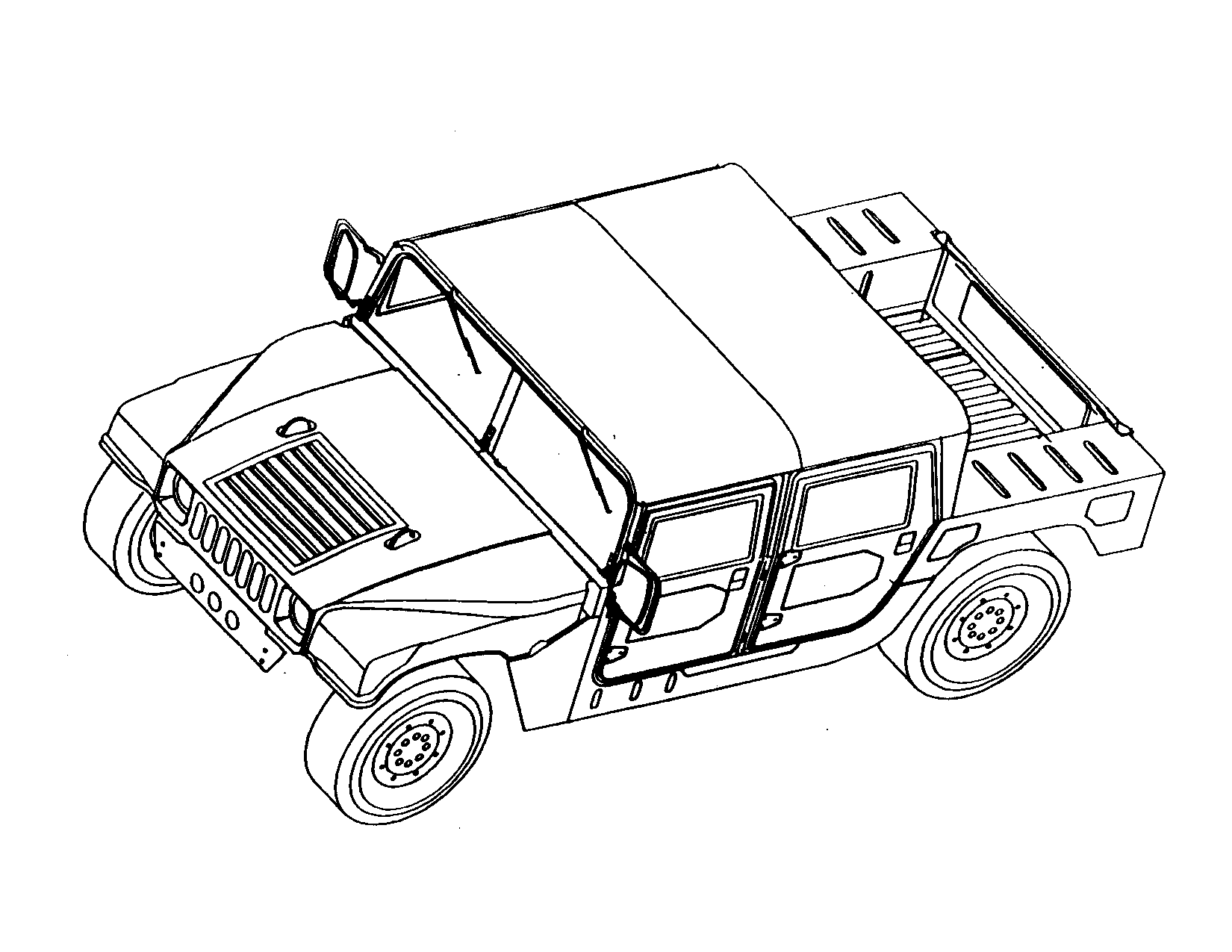 Hmmwv Drawing at GetDrawings Free download