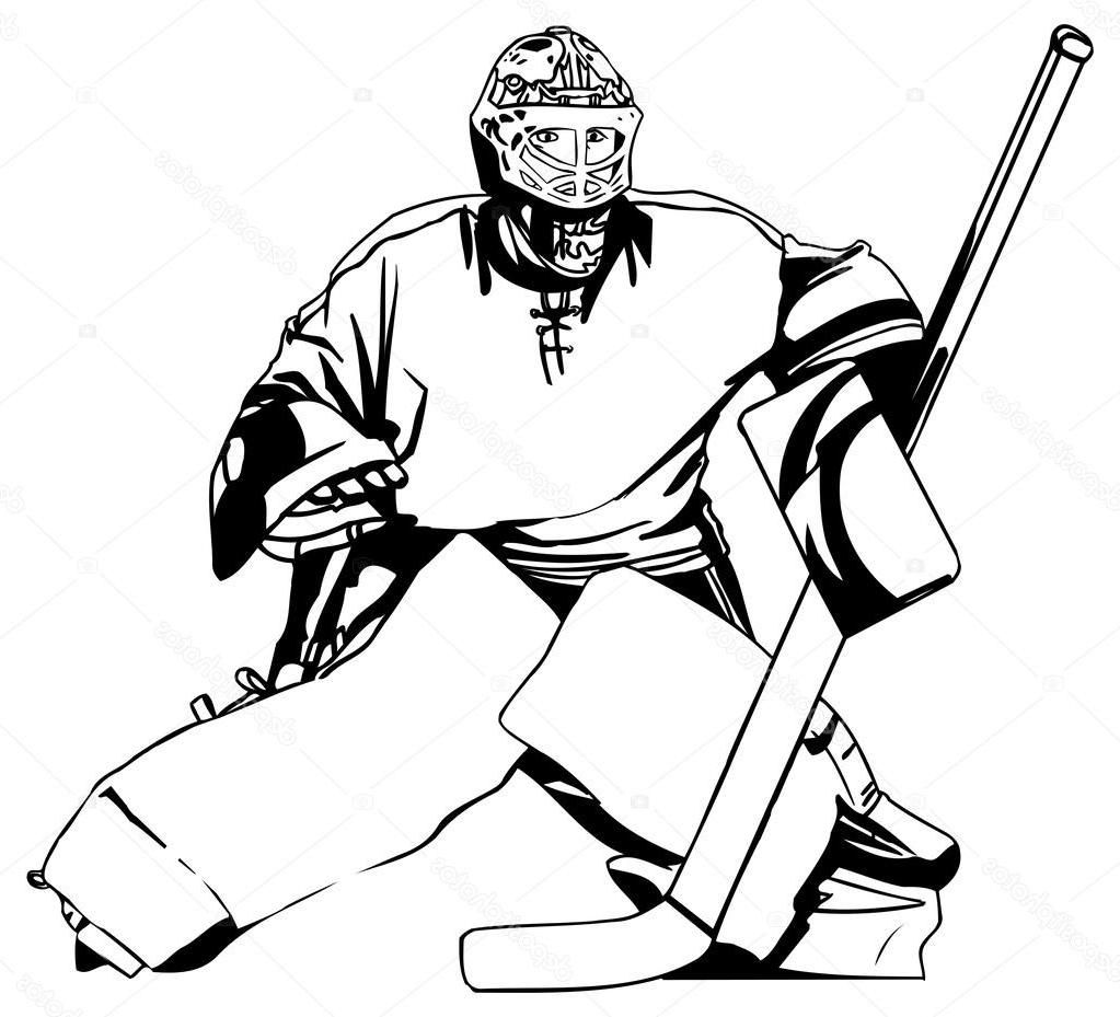 Hockey Goalie Drawing at GetDrawings | Free download