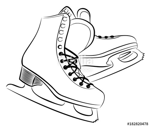 ice skate sketch