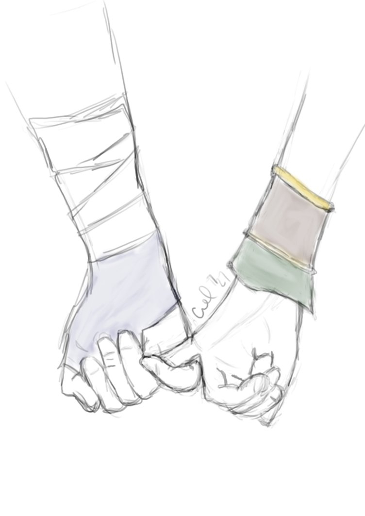 Holding Hands Drawing Step By Step at GetDrawings | Free download