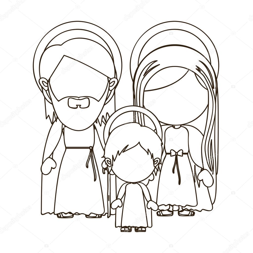 Holy Family Drawing at GetDrawings Free download