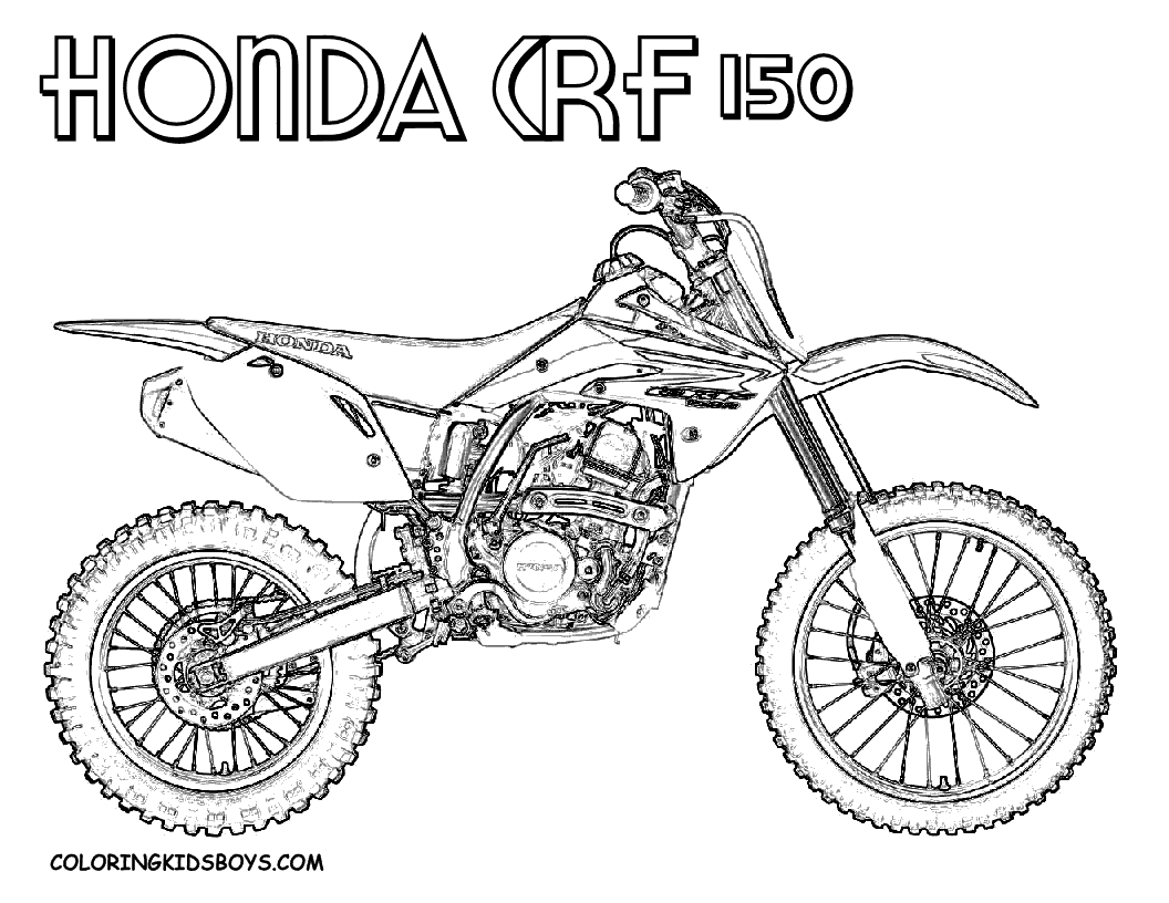 Honda Motorcycle Drawing at GetDrawings | Free download