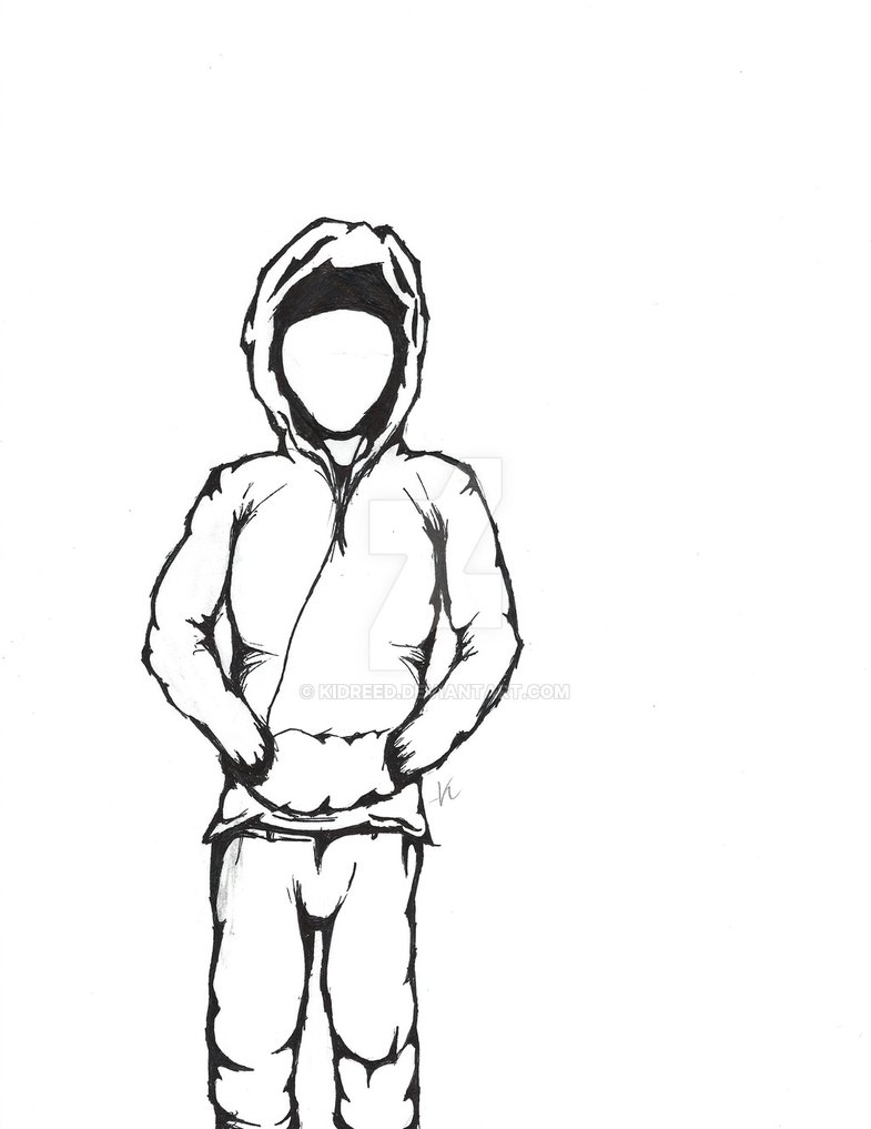 Hooded Man Drawing at GetDrawings Free download