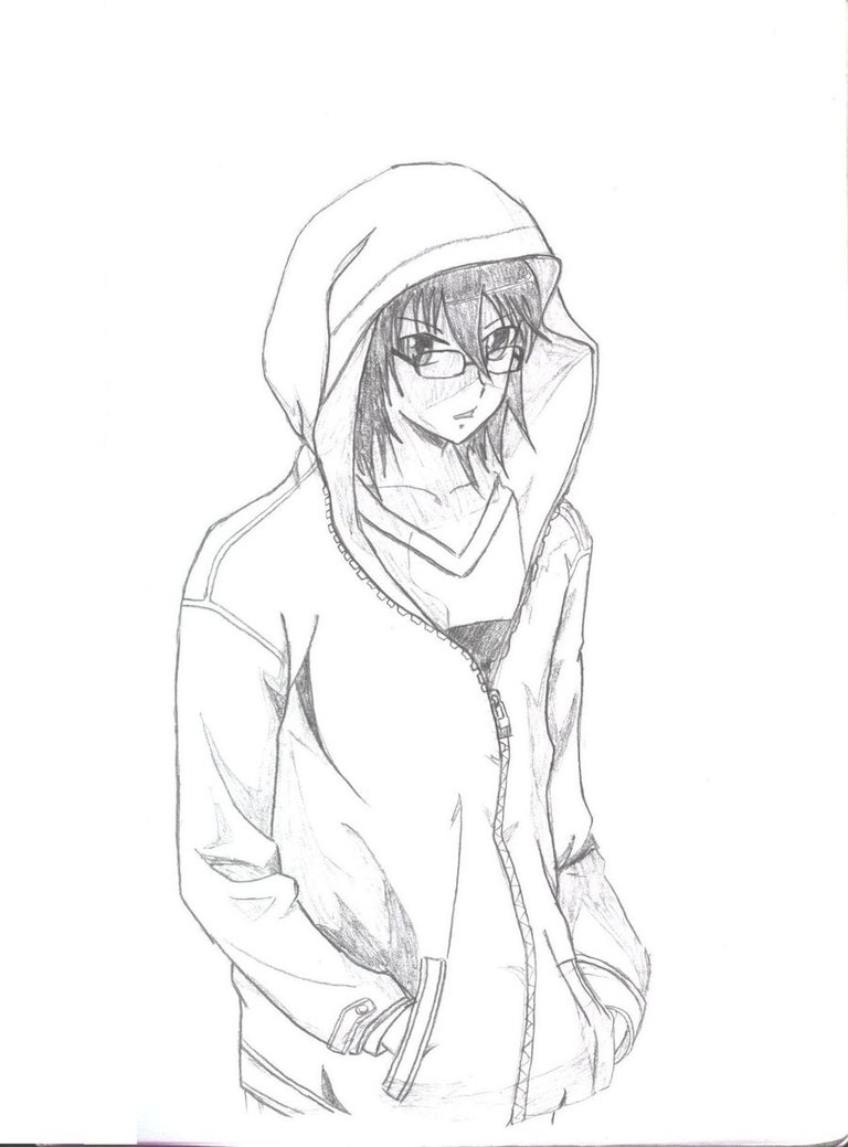 Hoodie Drawing On A Person - Hoodie Cartoon High Res Stock Images