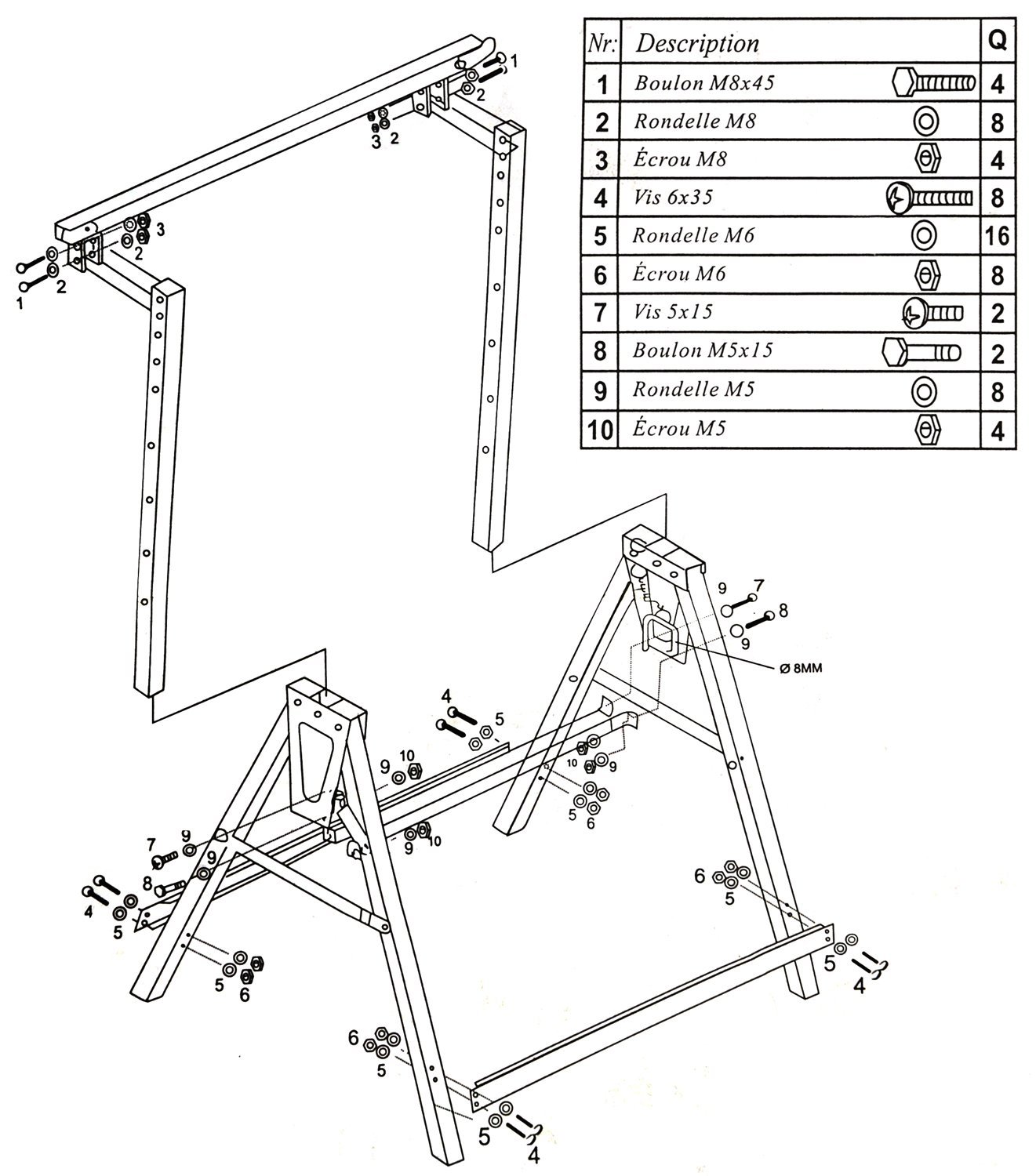 Horse Bench Plans Drawing at GetDrawings | Free download