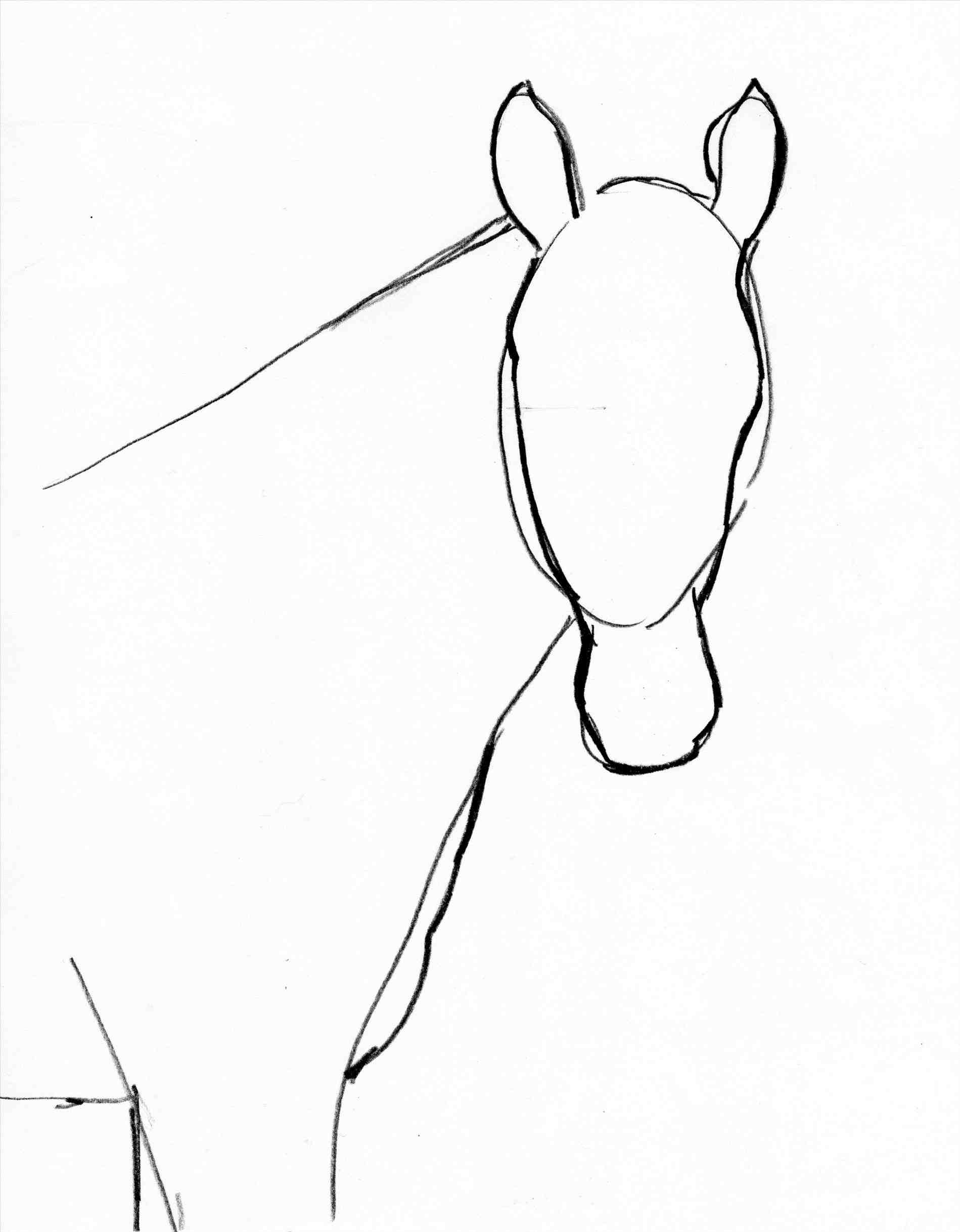 Horse Easy Drawing at GetDrawings Free download