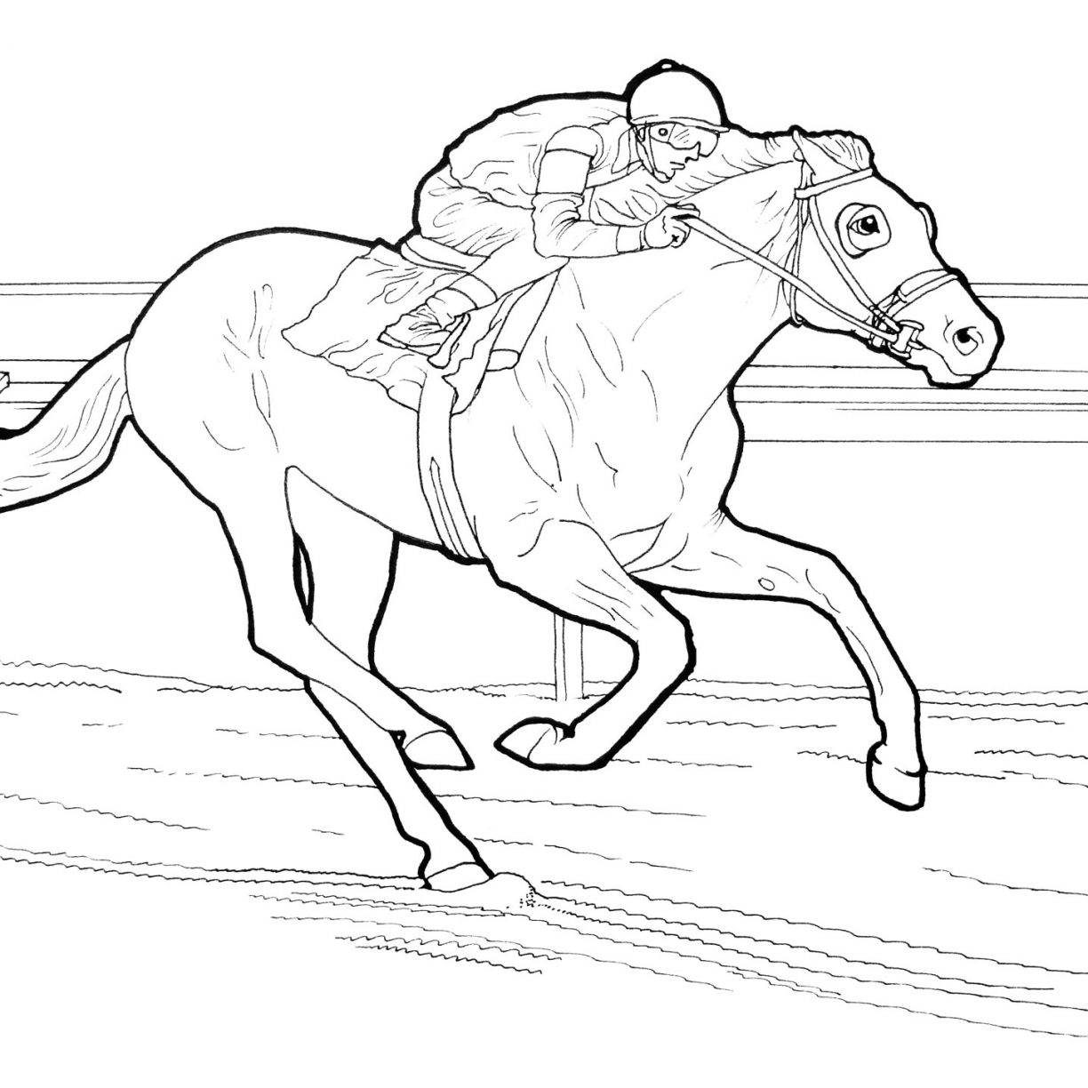 Horse Racing Drawing at GetDrawings Free download