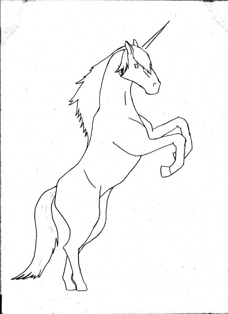 Horse Rearing Drawing at GetDrawings | Free download