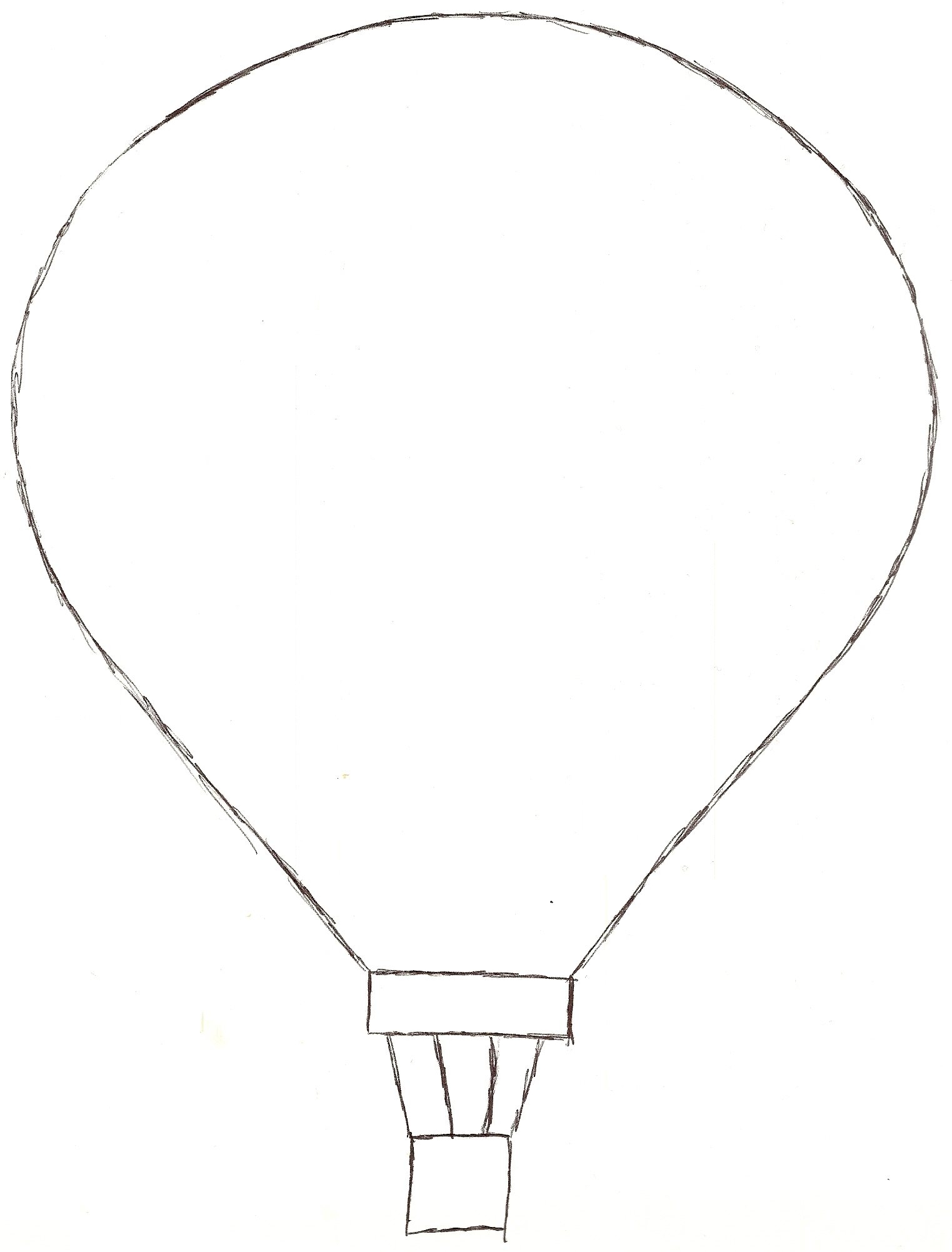 Hot Air Balloon Pencil Drawing at GetDrawings Free download