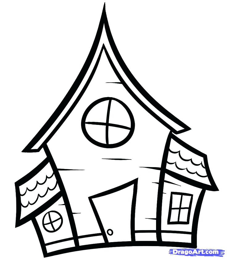 House Line Drawing Clip Art at GetDrawings | Free download