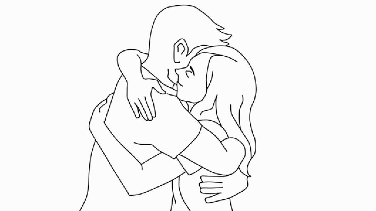 Hug Drawing at GetDrawings Free download