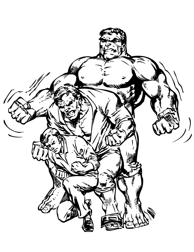 Hulk Drawing Pages at GetDrawings | Free download