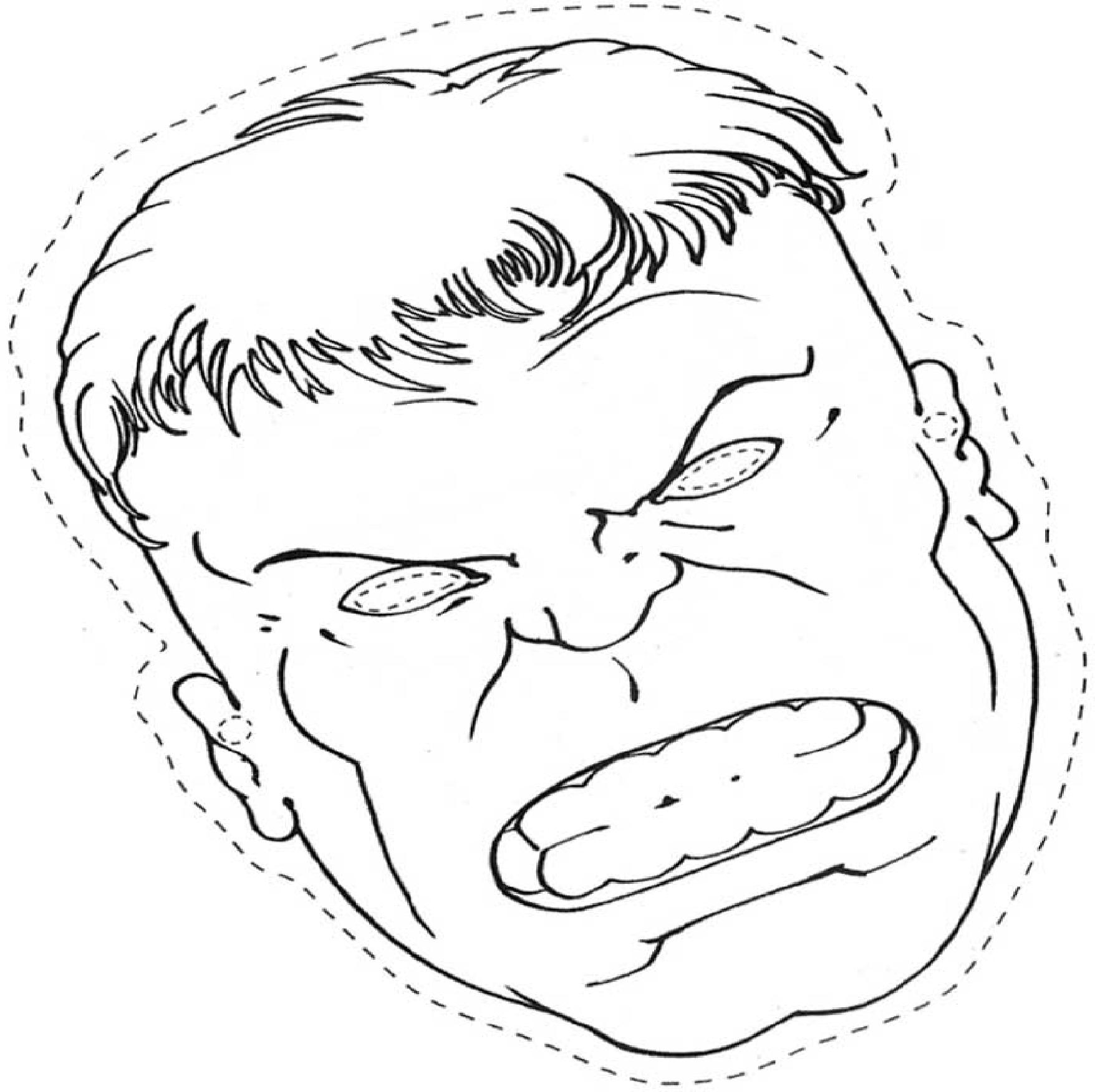 Hulk Face Drawing at GetDrawings | Free download