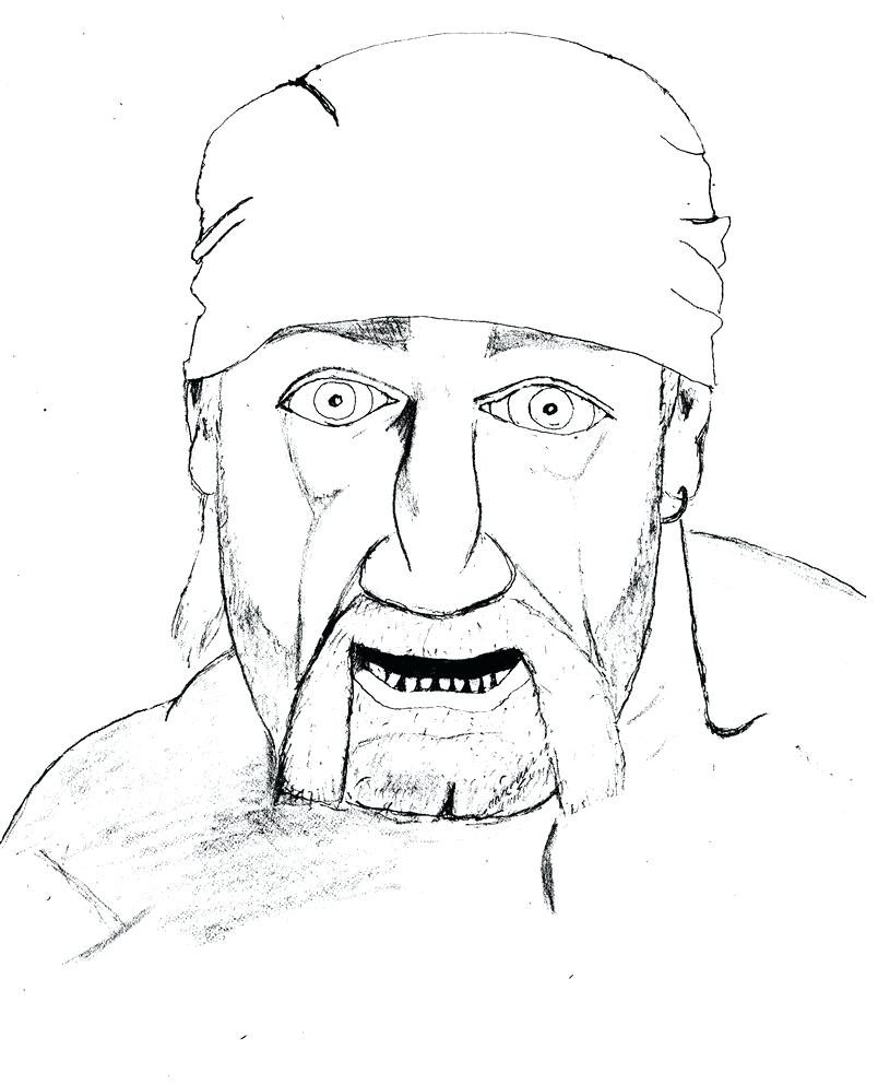 Hulk Hogan Drawing at GetDrawings | Free download