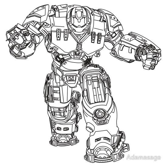 Hulkbuster Drawing at GetDrawings | Free download