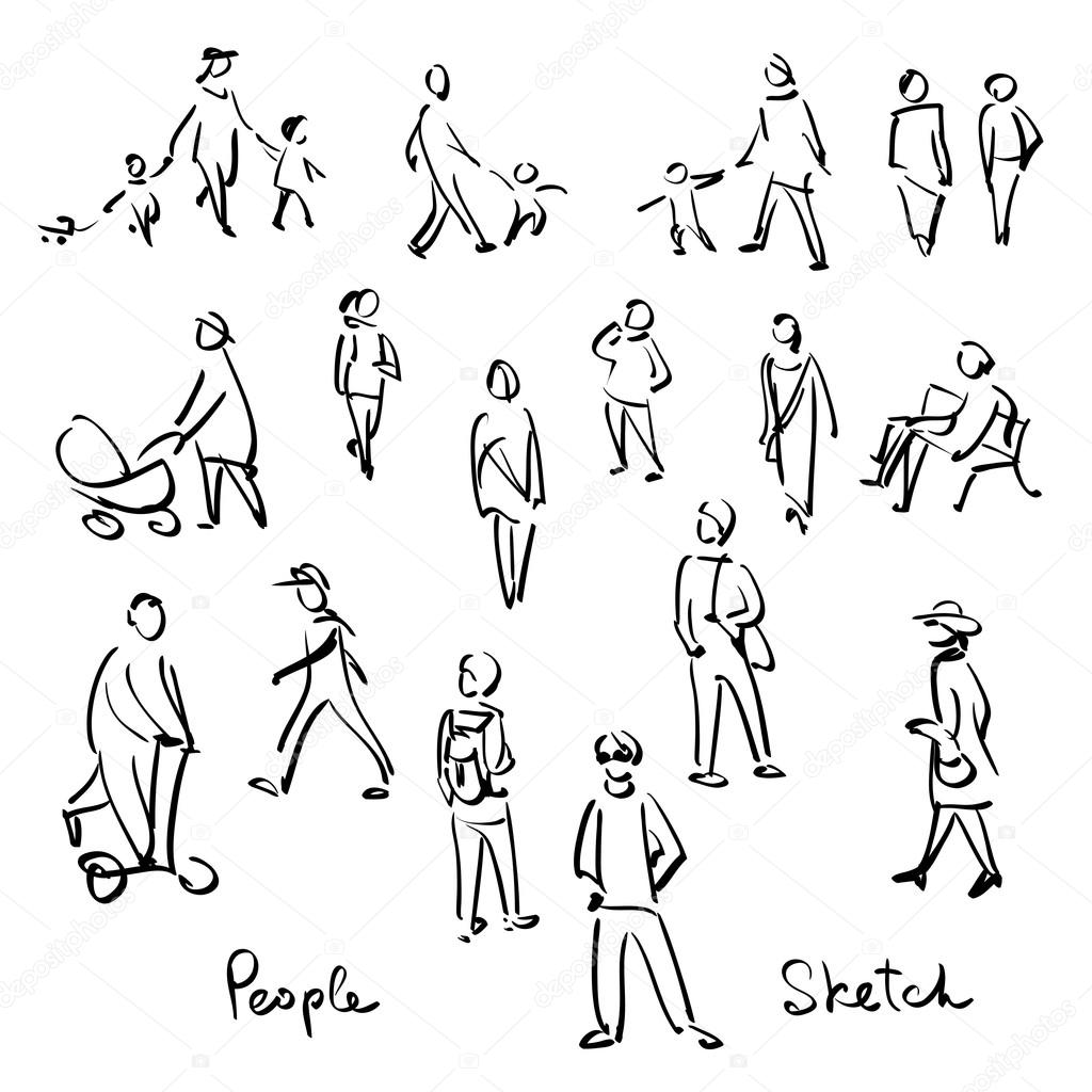 Human Drawing Outline at GetDrawings Free download