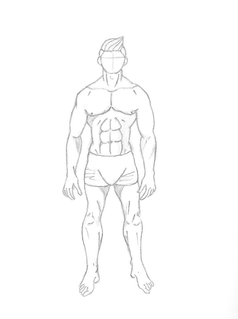 Human Male Body Drawing At Getdrawings Free Download