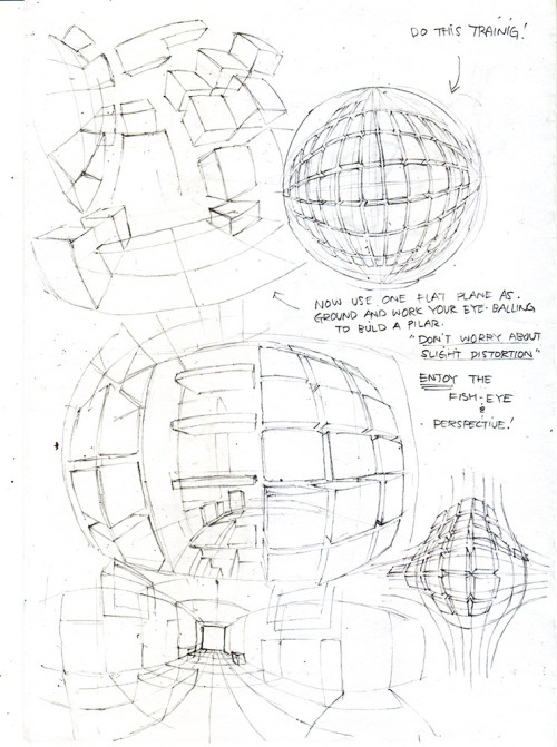 human perspective drawing