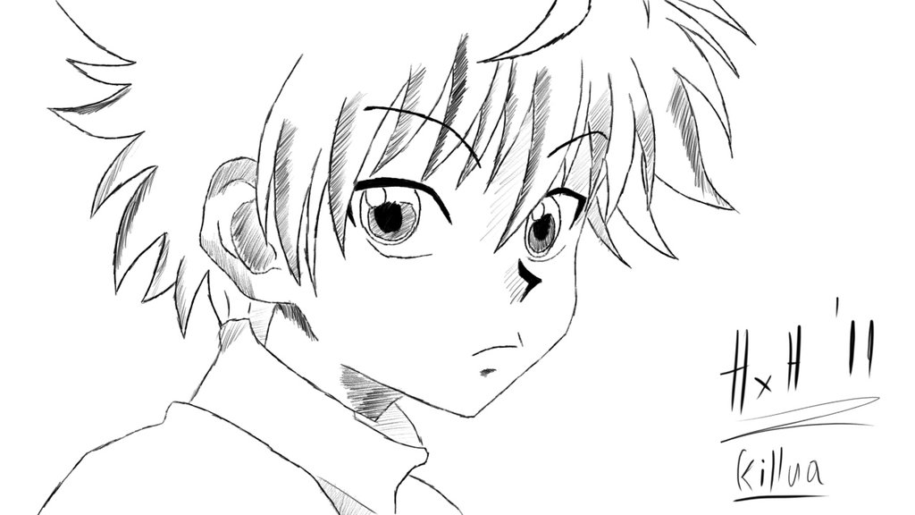 The best free Killua drawing images. Download from 27 free drawings of