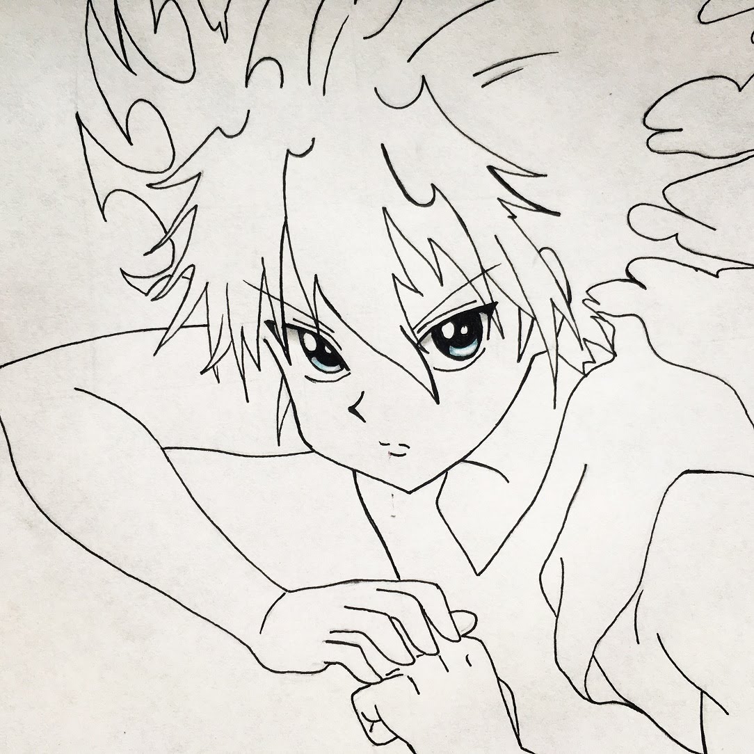 The best free Killua drawing images. Download from 27 free drawings of