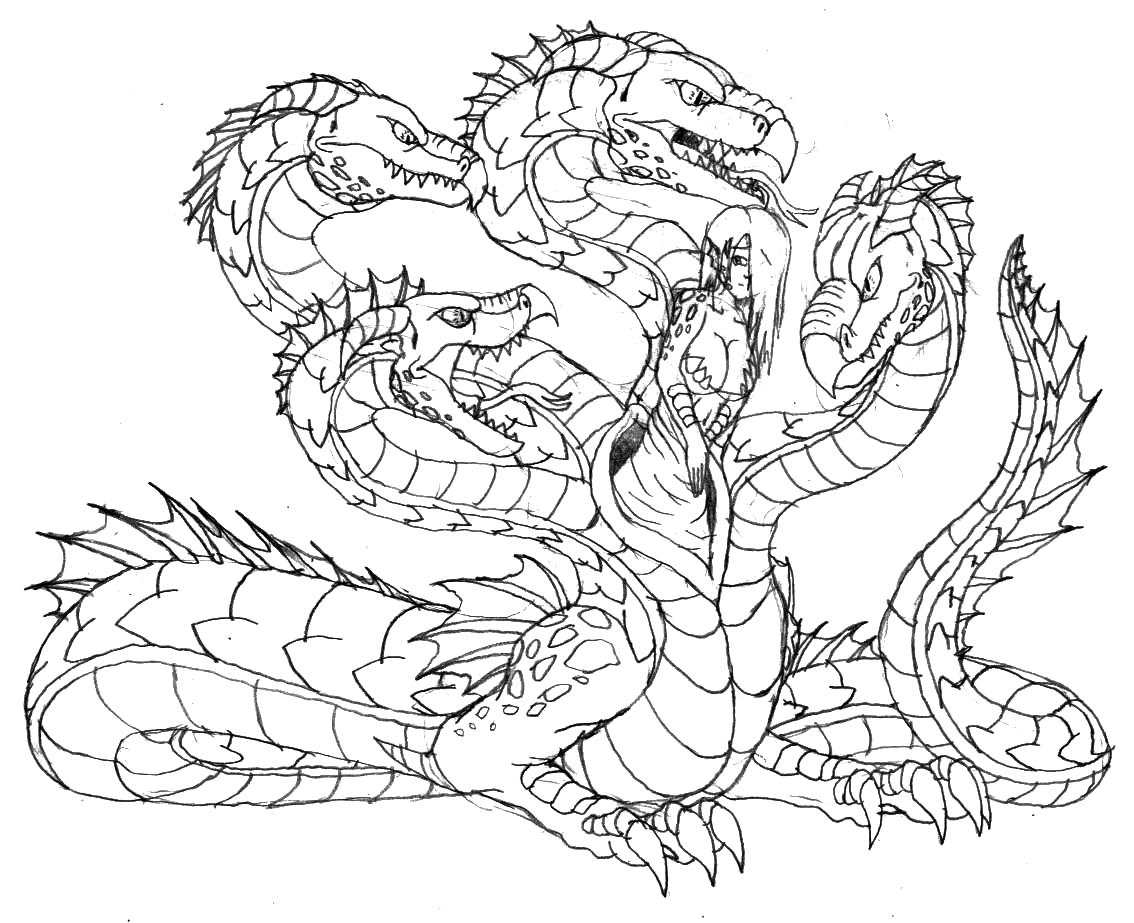 Hydra Drawing at GetDrawings | Free download