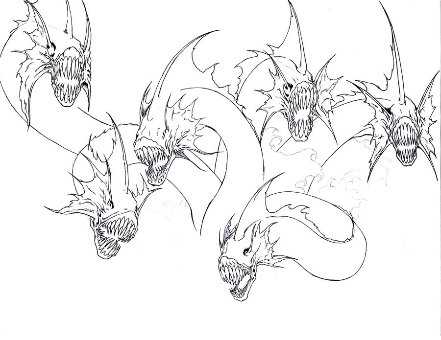 Hydra Drawing at GetDrawings | Free download