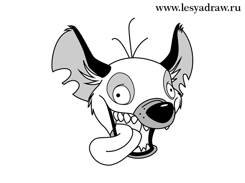 Hyena Drawing at GetDrawings | Free download