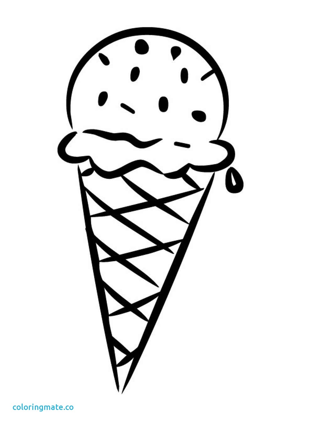 Ice Cream Cone Drawing at GetDrawings | Free download