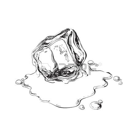 Ice Cube Melting Drawing At Getdrawings Free Download