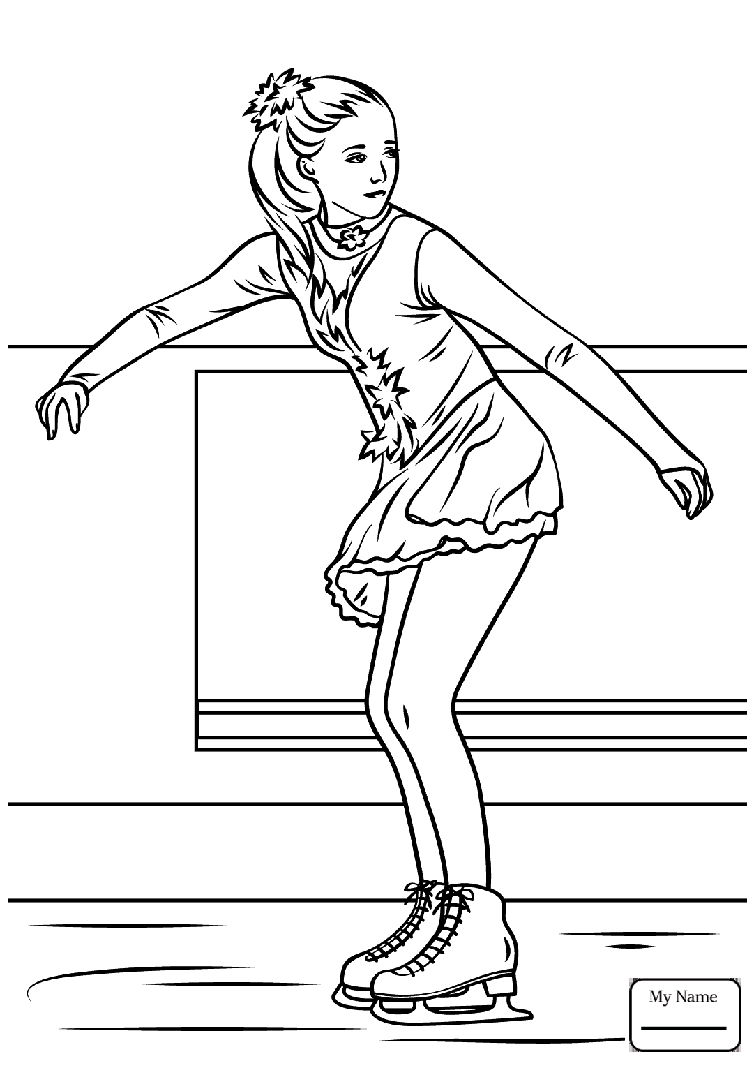 Ice Skater Drawing at GetDrawings Free download