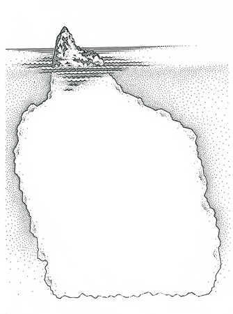 Iceberg Drawing at GetDrawings.com | Free for personal use Iceberg