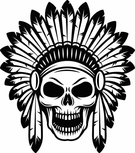 Indian Chief Headdress Drawing at GetDrawings | Free download