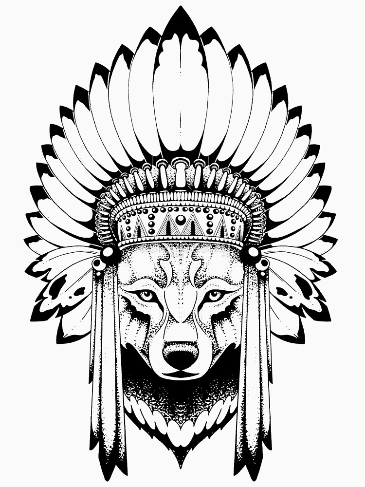 Indian Headdress Drawing at GetDrawings | Free download