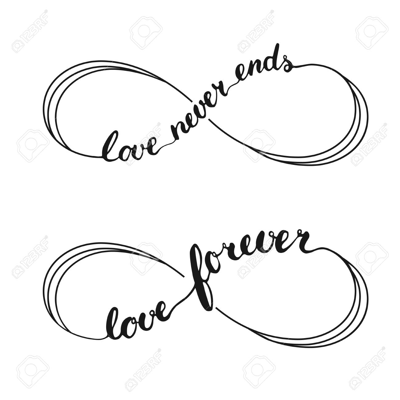 Знак бесконечности Love Forever