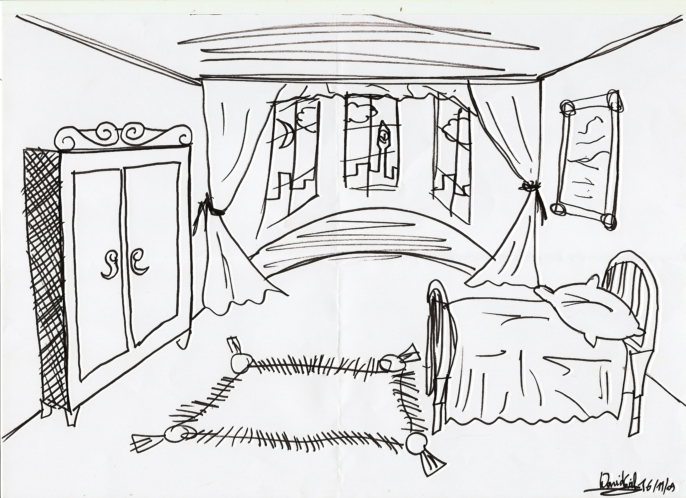 Featured image of post Simple Bedroom Interior Design Drawing
